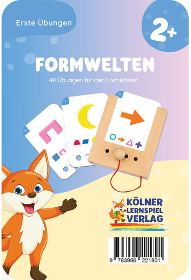 Erste Übungen - Formwelten 2+ – Lochkasten-Kartensatz vom Kölner Lernspielverlag, Produktansicht