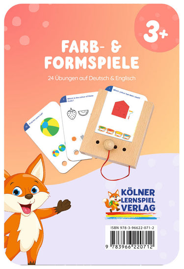 Farb- und Formenspiele – Lochkasten-Kartensatz vom Kölner Lernspielverlag, Produktansicht