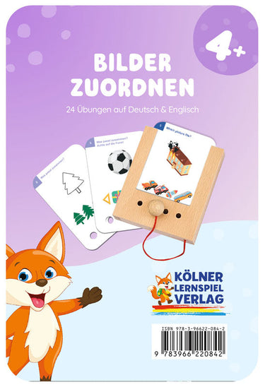 Bilder zuordnen – Lochkasten-Kartensatz vom Kölner Lernspielverlag, Produktansicht
