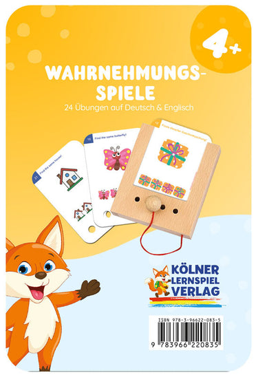 Wahrnehmungsspiele – Lochkasten-Kartensatz vom Kölner Lernspielverlag, Produktansicht