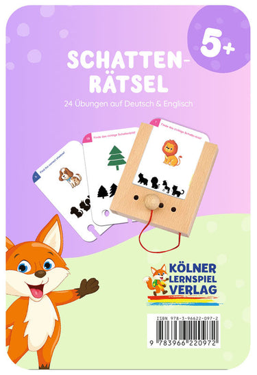 Schattenrätsel – Lochkasten-Kartensatz vom Kölner Lernspielverlag, Produktansicht