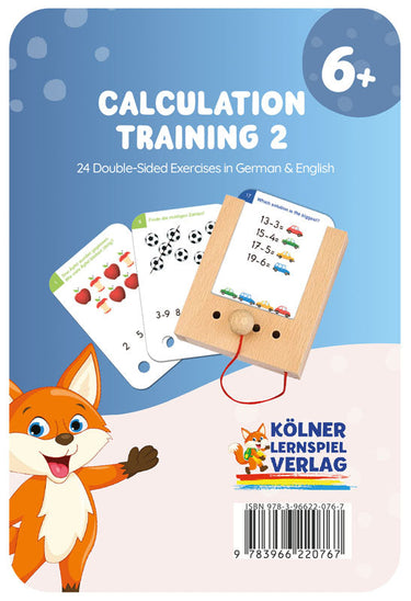Rechentraining 2 – Lochkasten-Kartensatz vom Kölner Lernspielverlag, Produktansicht