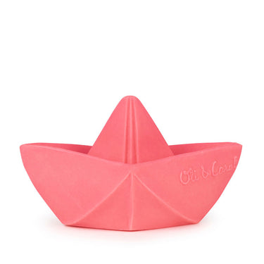 Oli & Carol Origami-Boot Pink aus Naturkautschuk