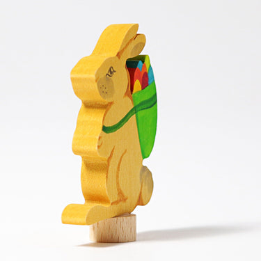 GRIMM’S Steckfigur Hase mit Korb
