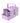 Lalarma Seifenblasen-Maschine Professional in violett