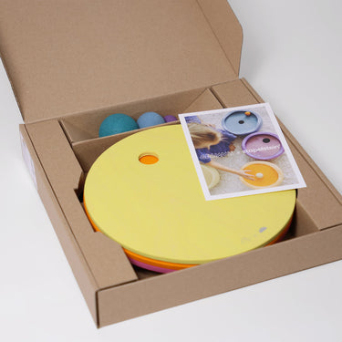 GRIMM’S x Stapelstein® Kullerscheiben Set warm pastell
