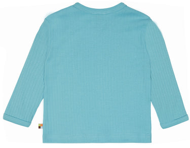 loud+proud Shirt langarm Nilpferd Cyan