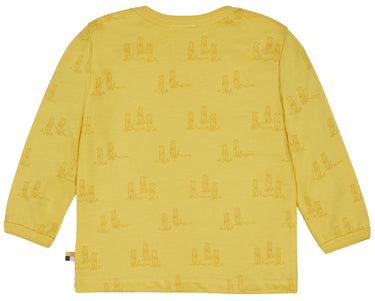 loud+proud Shirt langarm Erdmännchen Gold gelb