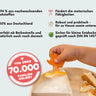 Pieksi Snack-Piekser – mehr als 94 % nachwachsende Rohstoffe, made in Germany und DIN-geprüft