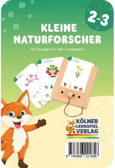 Kleine Naturforscher 2-3 – Lochkasten-Kartensatz vom Kölner Lernspielverlag, Produktansicht