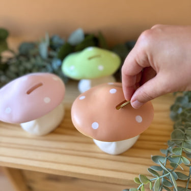 Egmont Toys Spardose Pilz pink