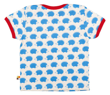 loud+proud Shirt kurzarm Motiv Igel sky