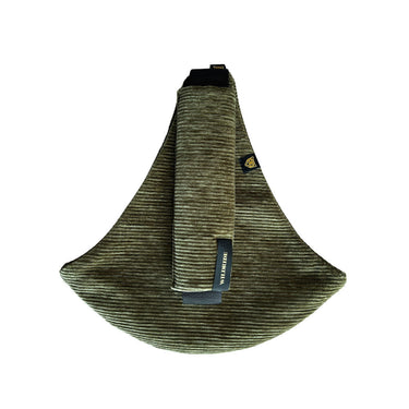 WILDRIDE Kleinkindtrage Olive green rib cord Olivgrün
