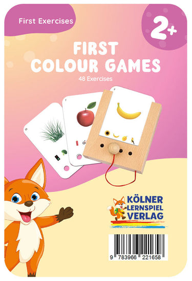 Erste Farbenspiele – Lochkasten-Kartensatz vom Kölner Lernspielverlag, Produktansicht