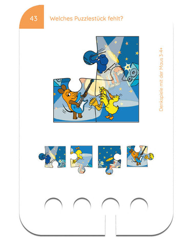 Denkspiele mit der Maus 3-4 – Lochkasten-Kartensatz vom Kölner Lernspielverlag im Lochkasten