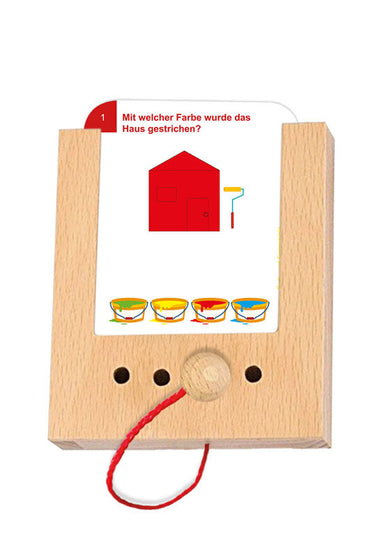 Farb- und Formenspiele – Lochkasten-Kartensatz vom Kölner Lernspielverlag im Lochkasten