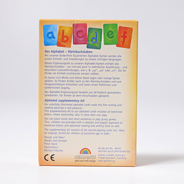 GRIMM'S Alphabet Kartenspiel Kleinbuchstaben