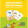 Jahreszeiten mit der Maus 5-6 – Lochkasten-Kartensatz vom Kölner Lernspielverlag, Produktansicht