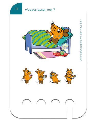 Verknüpfungsspiele mit der Maus 5-6 – Lochkasten-Kartensatz vom Kölner Lernspielverlag im Lochkasten