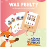 Was fehlt 6+ – Lochkasten-Kartensatz vom Kölner Lernspielverlag, Produktansicht