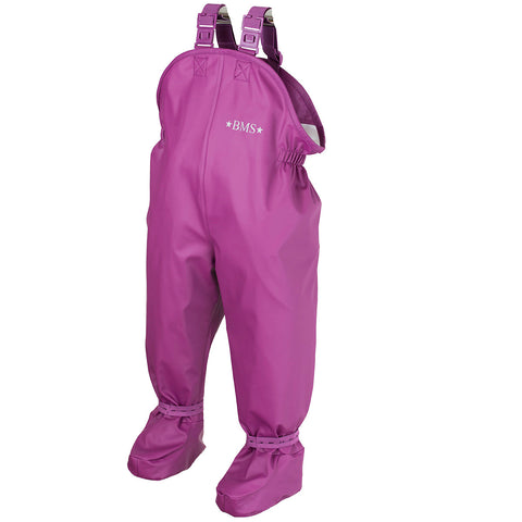 BMS BabyBuddy Matschhose für Krabbelkinder in purple violett