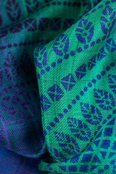 LennyLamb Babydecke Mulldecke Musselindecke PEACOCK'S TAIL - FANTASY