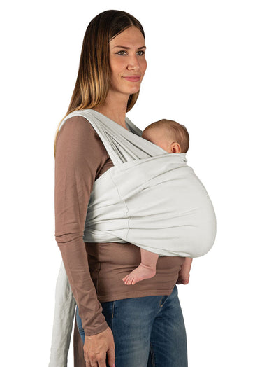 koala babycare® elastisches Tragetuch Sling Cuddle Wrap stretchy hellgrau