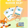 Wo ist das gleiche Bild? – Lochkasten-Kartensatz vom Kölner Lernspielverlag, Produktansicht
