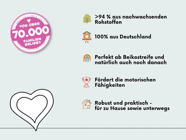 Pieksi 7er Set Herzen "Heartbeats"