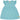 loud+proud Sommerkleid Jersey Regenbogen Cyan türkis