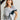 LennyLamb LennyHybrid Basic Line Little Herringbone grey Fischgrätenmuster, 100% Baumwolle Standard