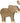 HOLZTIGER Elefant, Rüssel hoch
