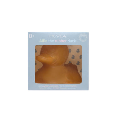 HEVEA Badeente Alfie Junior, Naturkautschuk, Ente