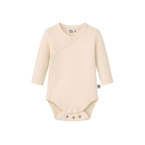 EVE + OLIVE Baby Wickelbody langarm Cute Beige