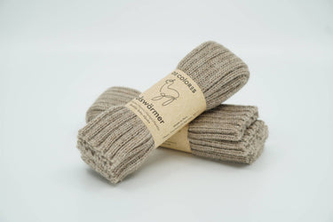 De Colores Pulswärmer beige meliert (25) Beinstulpe Kinder
