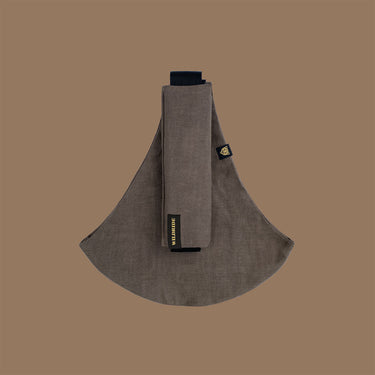 WILDRIDE Kleinkindtrage Brown linen Leinen braun