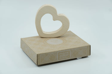 Wooden Story Beißring Liebe „Teethers Love“ Holz natur