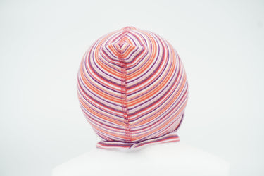 Pickapooh Baby Mütze Baumwolle Zoe pink bunt gestreift