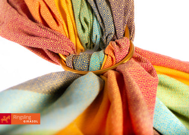 Girasol Ringsling Gold Rainbow Größe 1 (1,70m)
