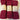 De Colores Beinstulpe Erwachsene bordeaux (46) Rippstrick