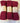 De Colores Beinstulpe Erwachsene bordeaux (46) Rippstrick