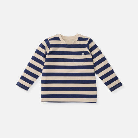 Cloby UV Longsleeve Langarmshirt Navy Stripe