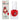 Miss Nella Croco Dazzle Kindernagellack Rot mit Glitzer MN48