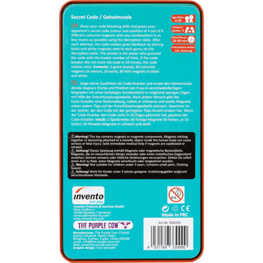 Invento Just Play Magnetspiel Secret Code - Geheimcode Reisespiel