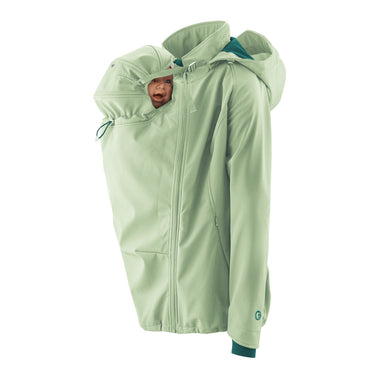 Mamalila Softshell-Tragejacke Allrounder mint