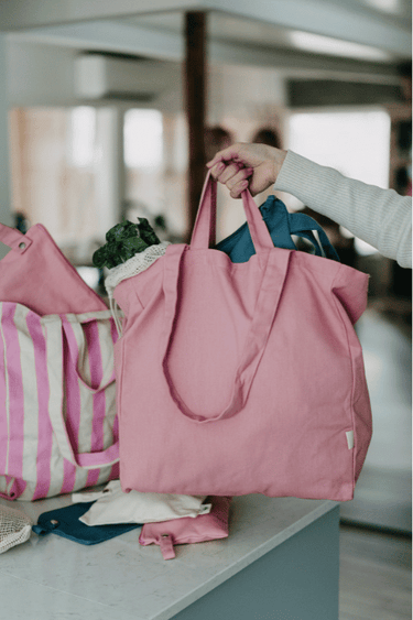 OMOM Stofftasche Original Bio-Canvas rosa