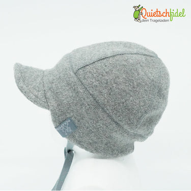 Pickapooh Oskar, Wintermütze Wollwalk grau-meliert