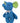 Efie Rassel Elefant blau