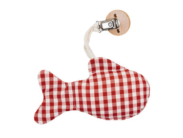 Efie Greifling Fisch mit Clip/Rassel grün