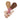 Efie Greifling Vogel beige/braun